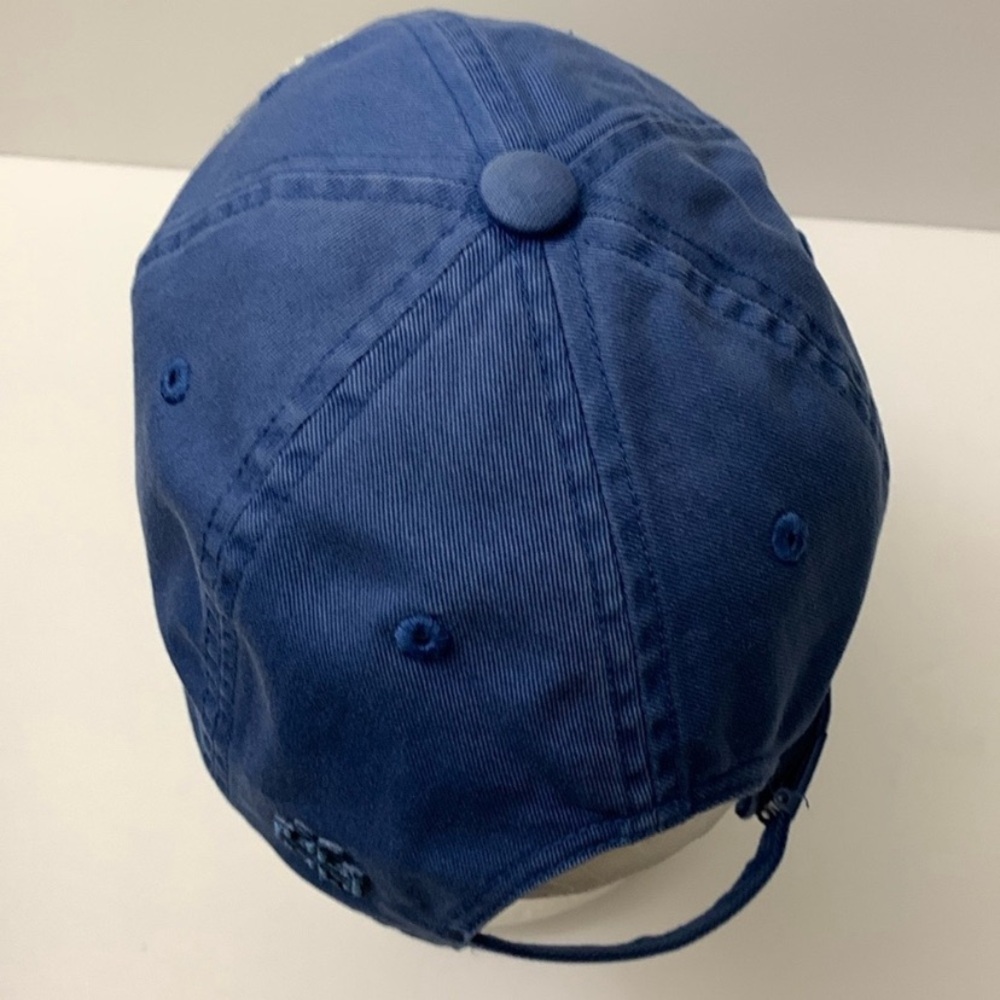Tory Burch Sport LOVE Cap Baller Hat in Blue with white chenille letters - Picture 15 of 15